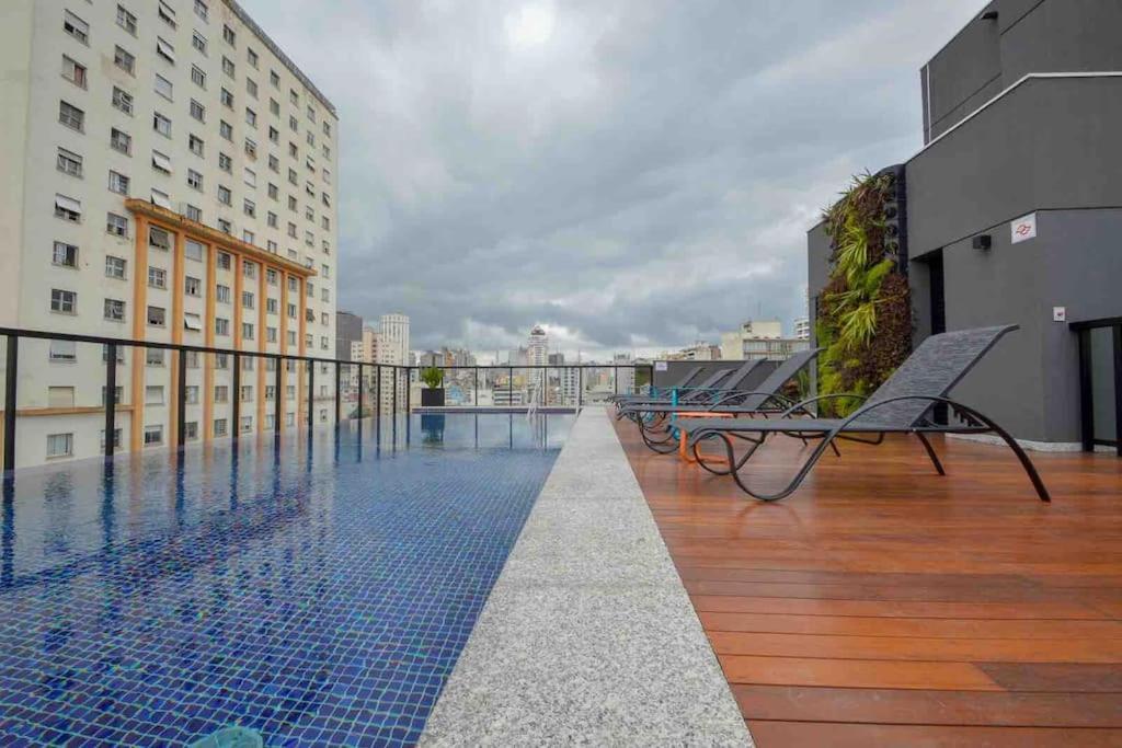 Studio Lindo Ao Lado Do Metro Santa Cecilia Appartement São Paulo Buitenkant foto